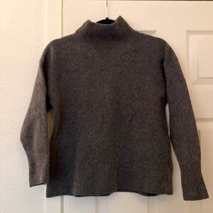 Everlane Felted Wool & Yak Hair Gray Sweater Medium